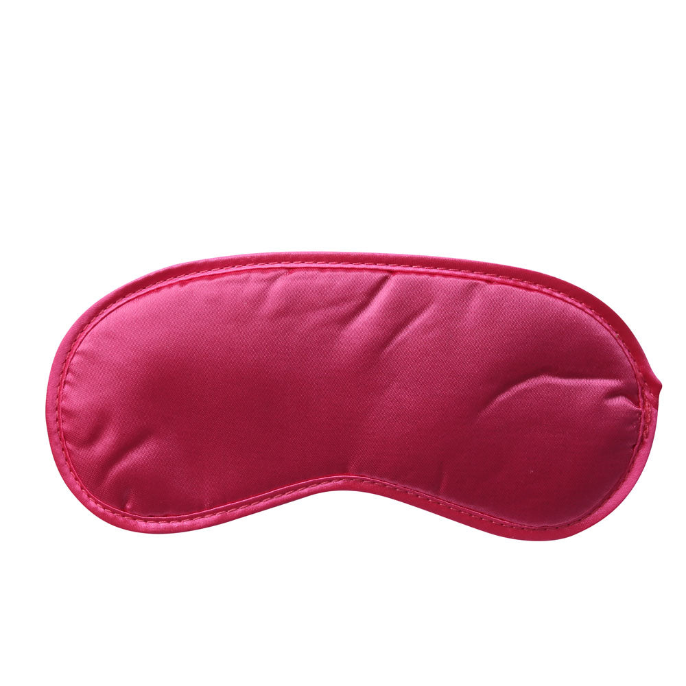 Sex & Mischief Satin Blindfold Hot Pink